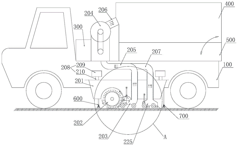 Road surface sweeper