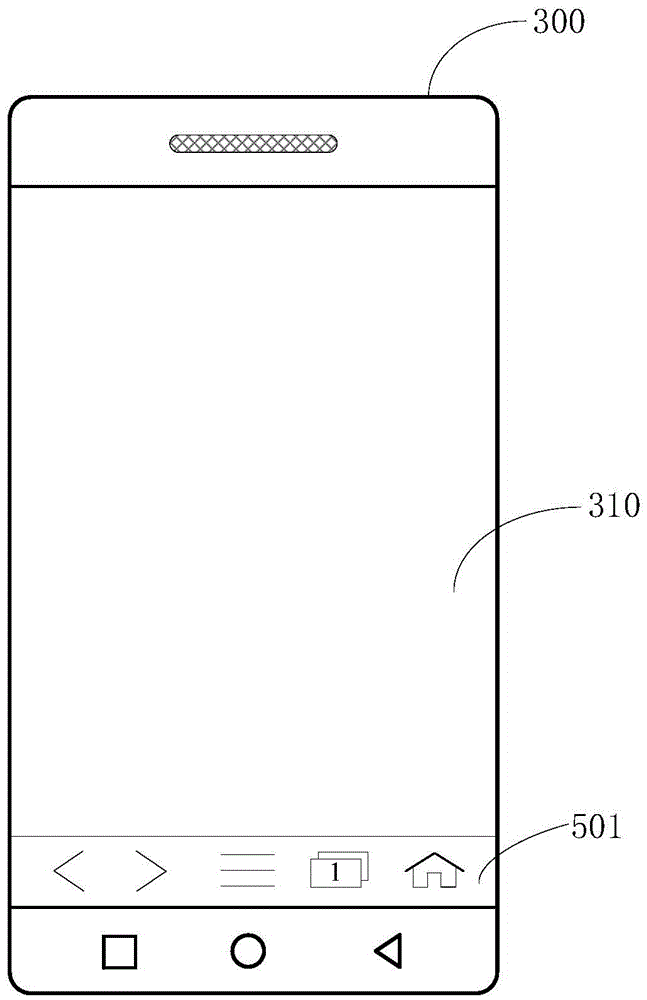 Method for displaying menu options in browser, and electronic equipment