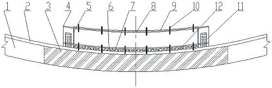 Protecting device of welding seam of titanium-steel composite plate of sleeve-type chimney and use method of protecting device