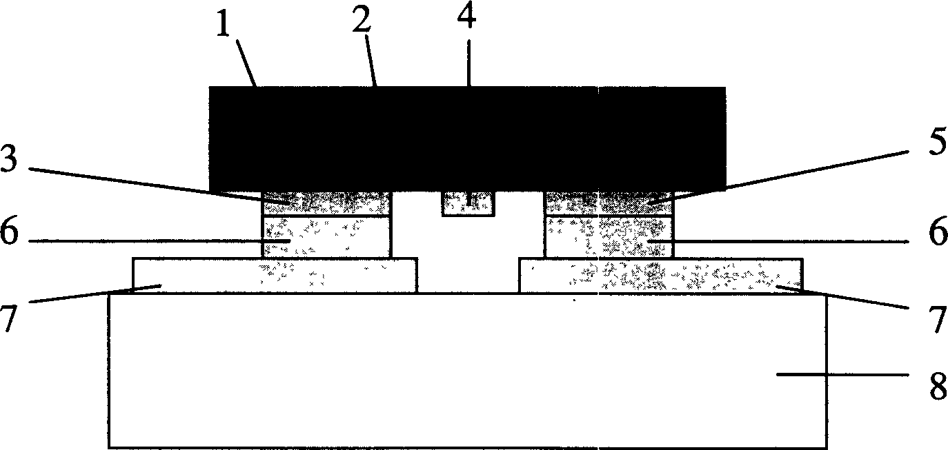 Large-area heat sink structure for large power semiconductor device