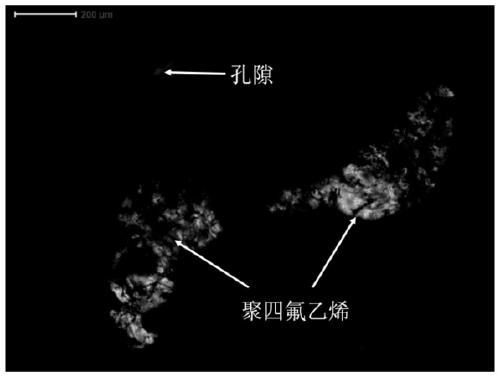 Method for impregnating graphite by using polytetrafluoroethylene