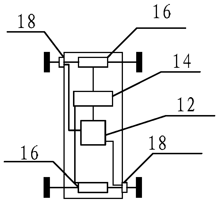 Control method, system and vehicle for suppressing body shake