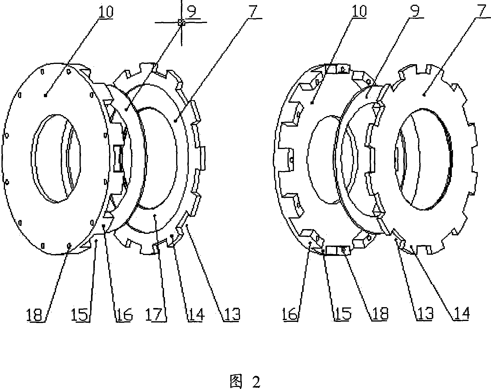 Vehicle engine and motor/generator connector