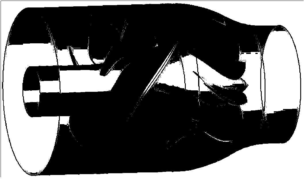 Method for designing water-spraying boost pump hydraulic model for efficient and large-power-density ship