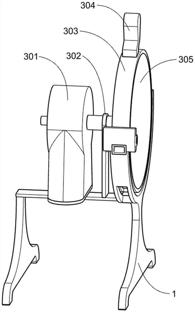 Twisting type shell breaking device for castanea henryi processing