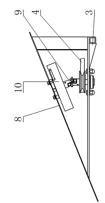 Hand-pushing soybean windrower