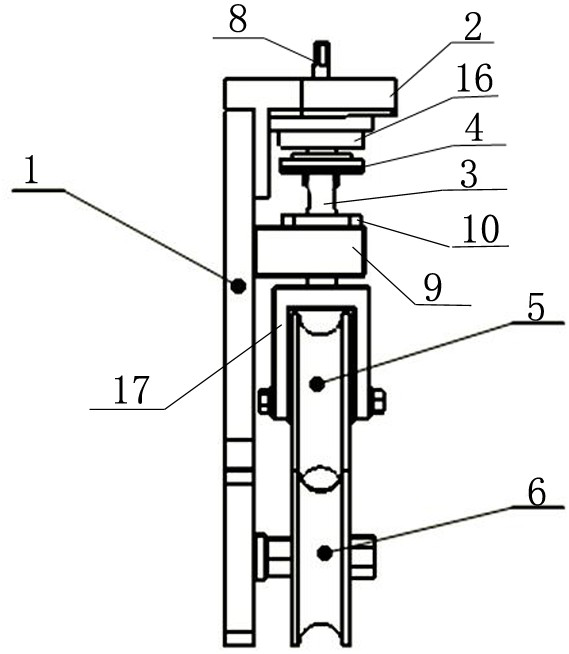 Steel wire rope tension monitoring and alarming device