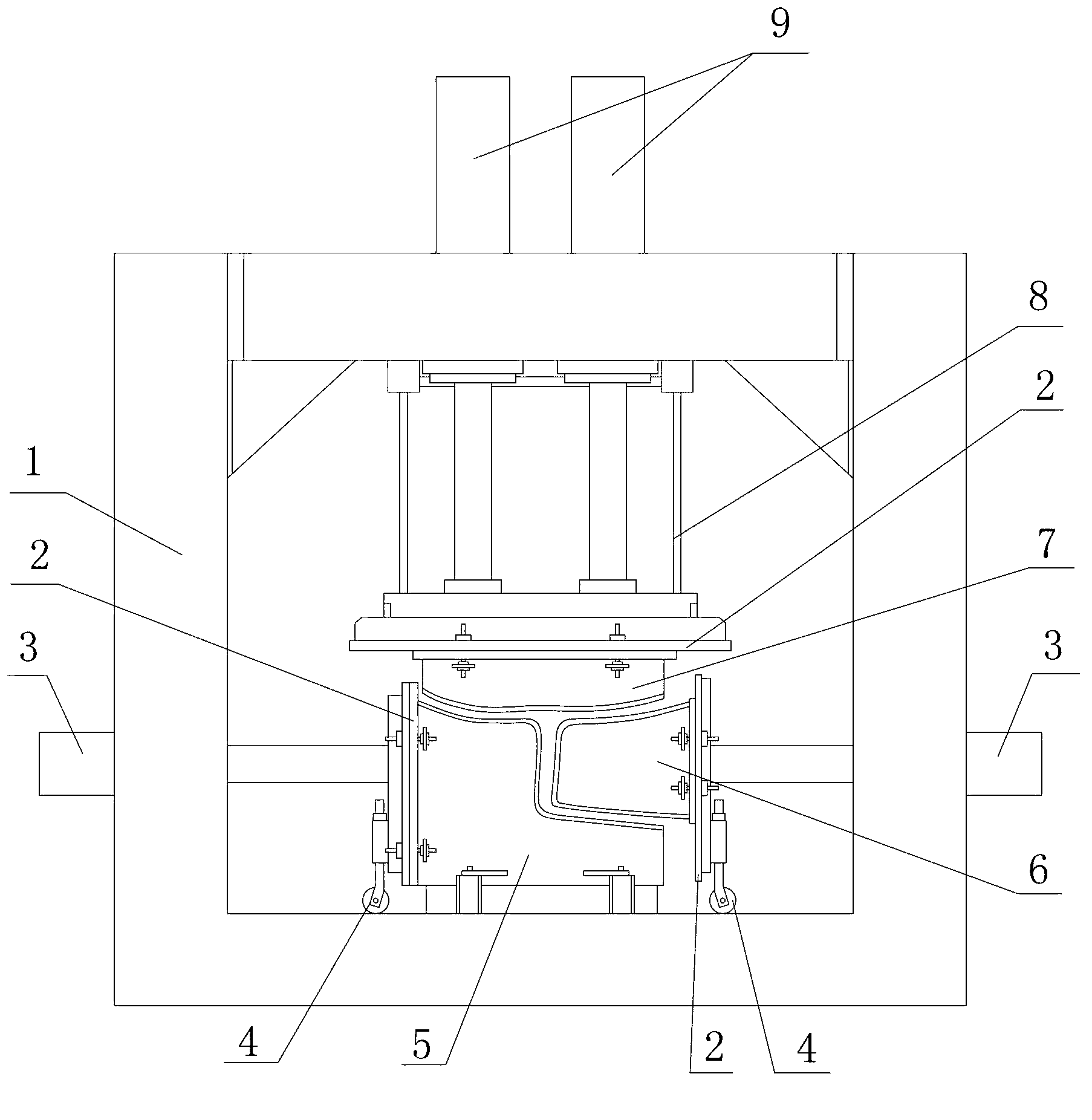 Manufacture method of multi-layer gluing bentwood chair and bentwood foot blank pressing machine