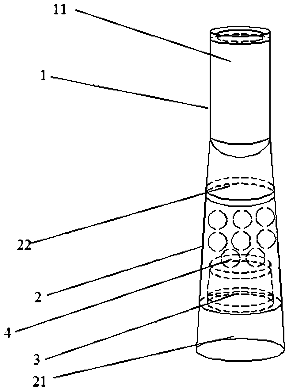 Filter core, filter cigarette holder containing filter core and preparation method thereof