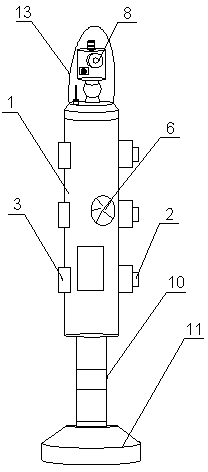 Safety rail for intelligent power maintenance site