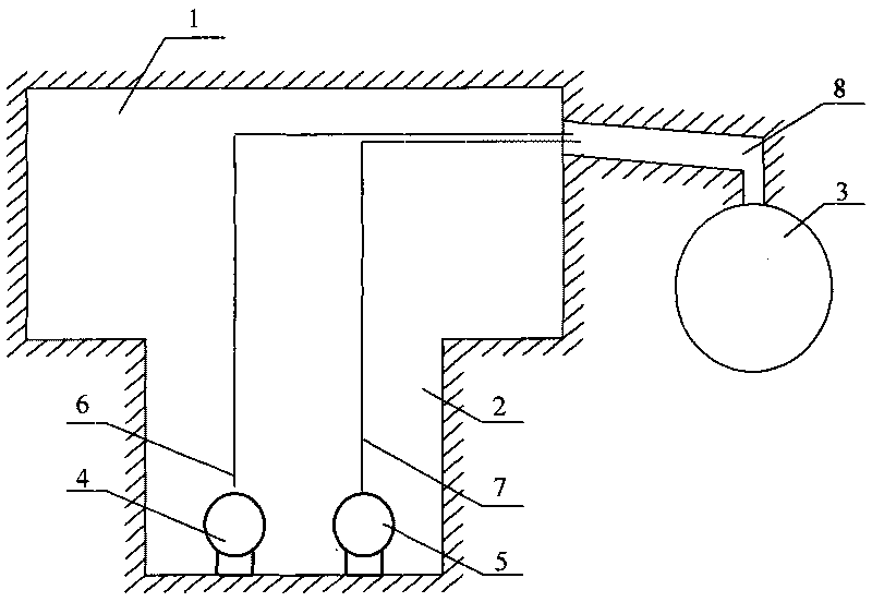 Automatic drainage system for cable tunnel