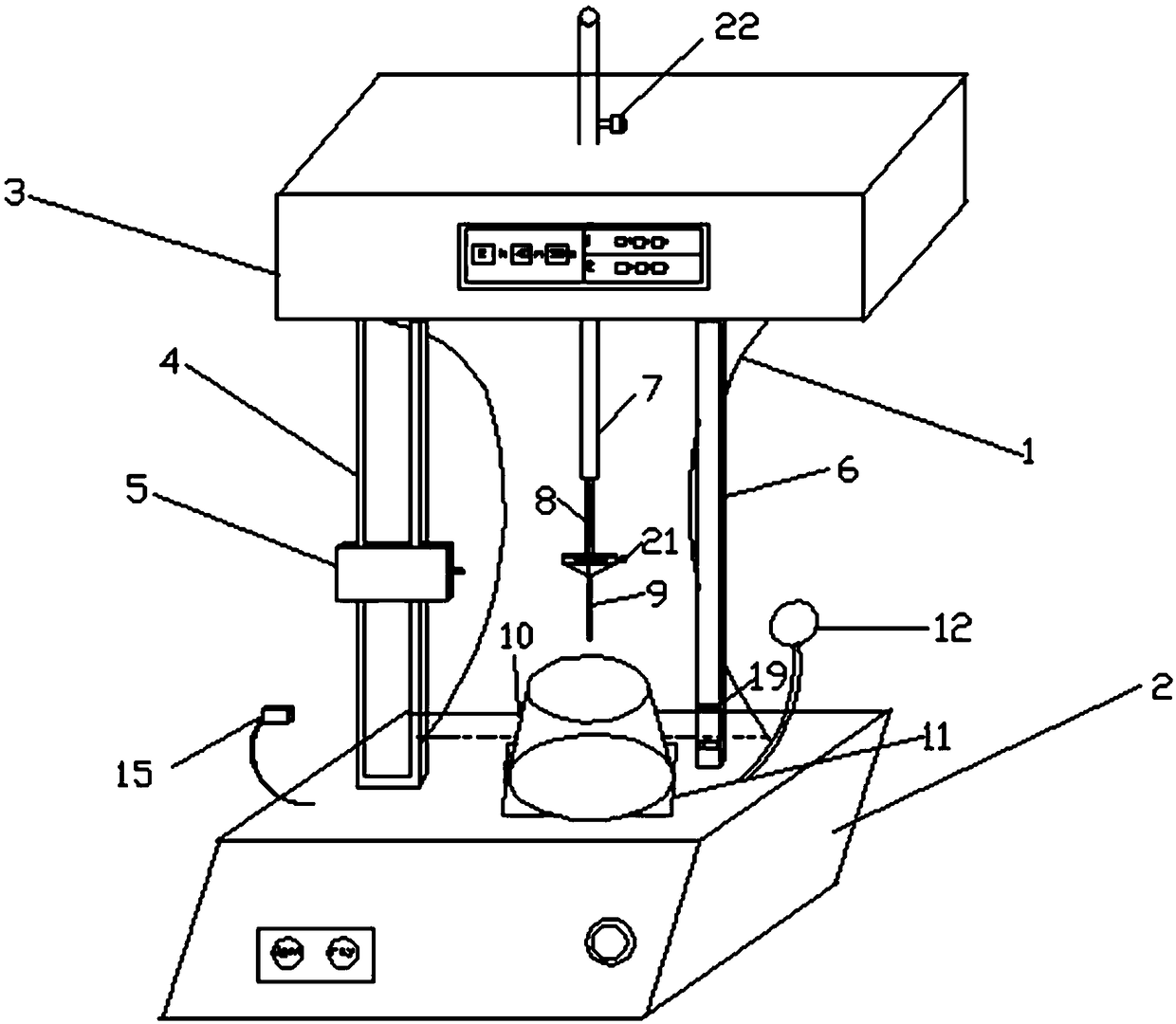 Standard Vicat device for automatically measuring setting time and operation method thereof