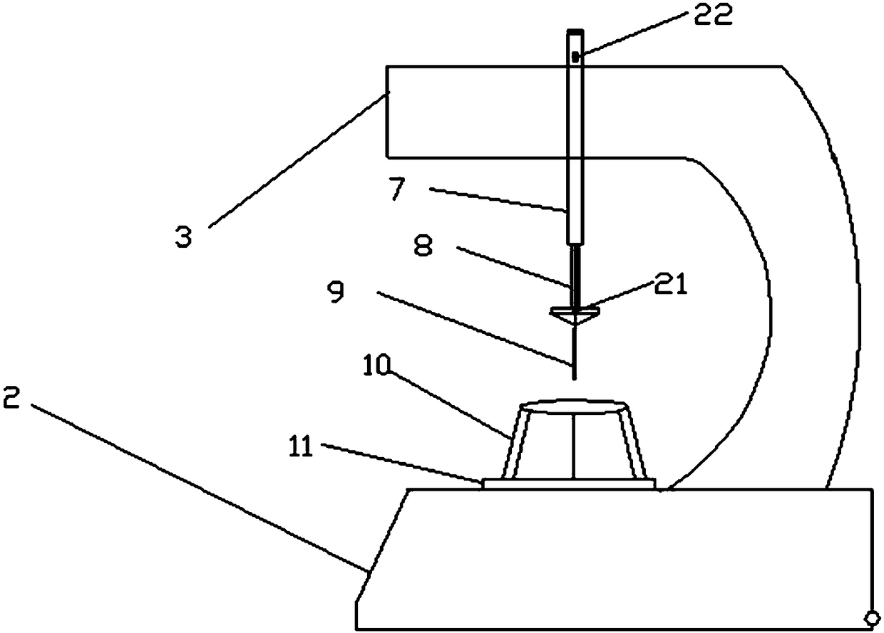 Standard Vicat device for automatically measuring setting time and operation method thereof