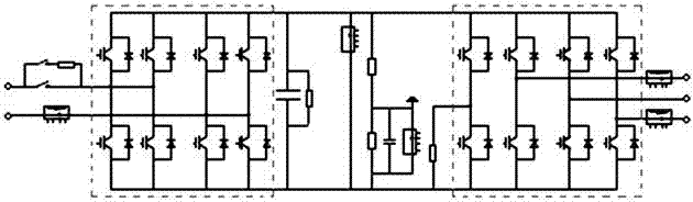 Traction converter device based on high-compatibility power unit