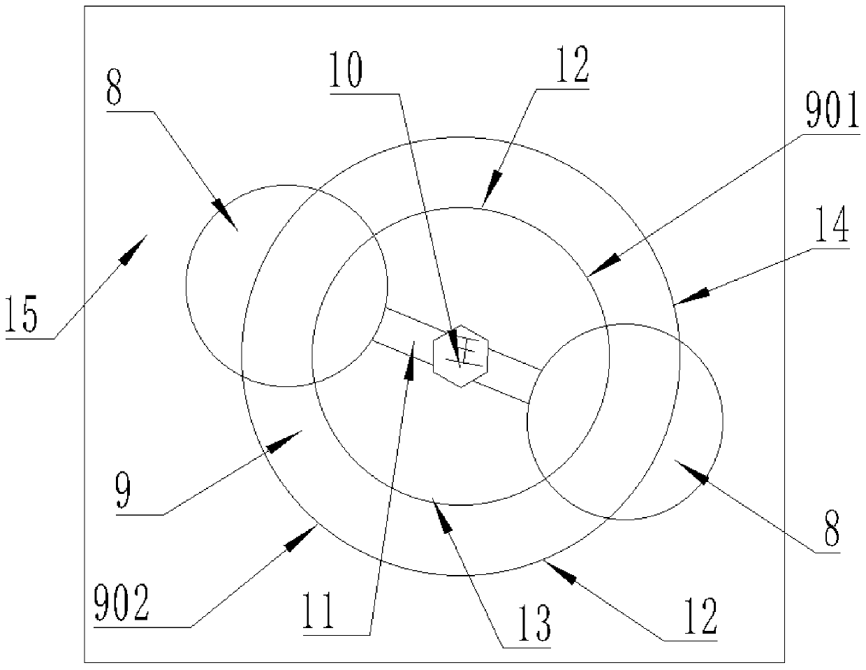 Intelligent mattress comprising thermal therapy, acupuncture and finger pressing massage triple actuating mechanism