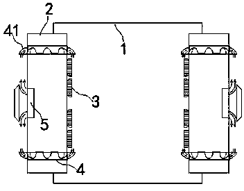 Logging machine holding device