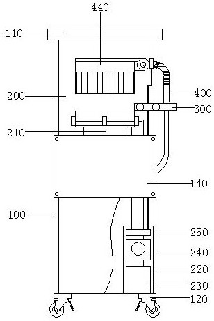 Steel belt surface dust removal device for slitting machine production line