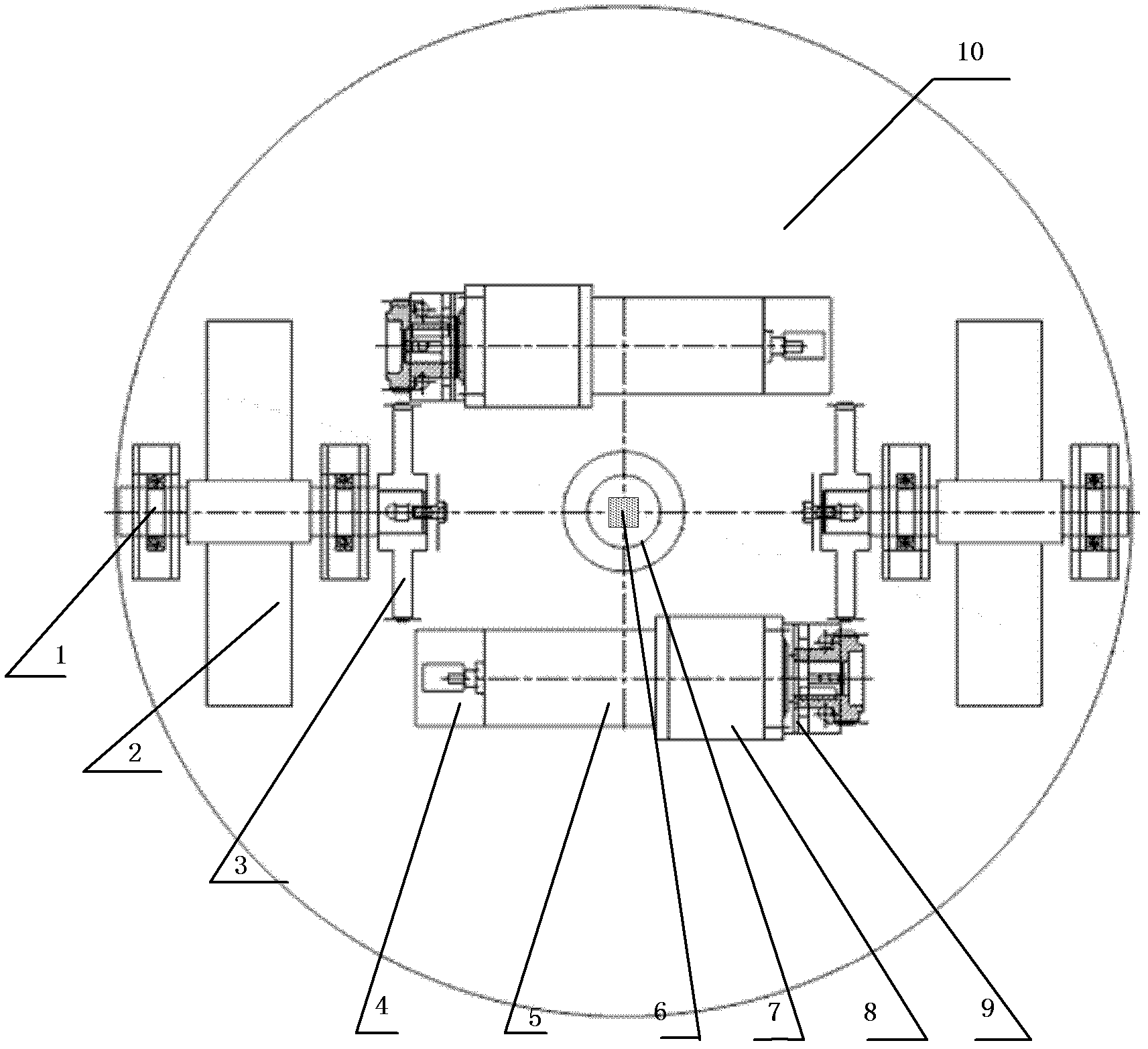 Compact universal moving mechanism for automatic guided vehicle (AGV) and AGV transportation vehicle