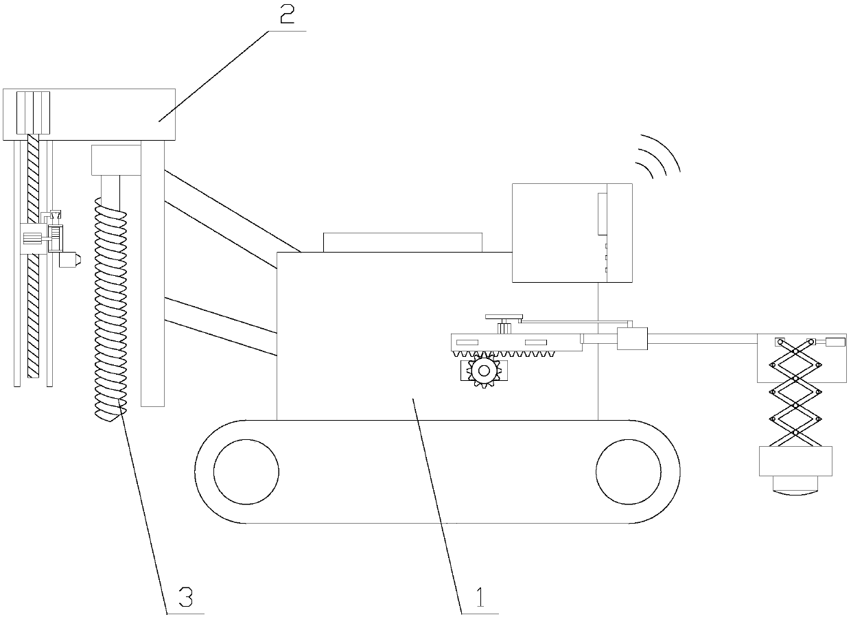 Oil exploration equipment with drill bit cleaning and precise detection