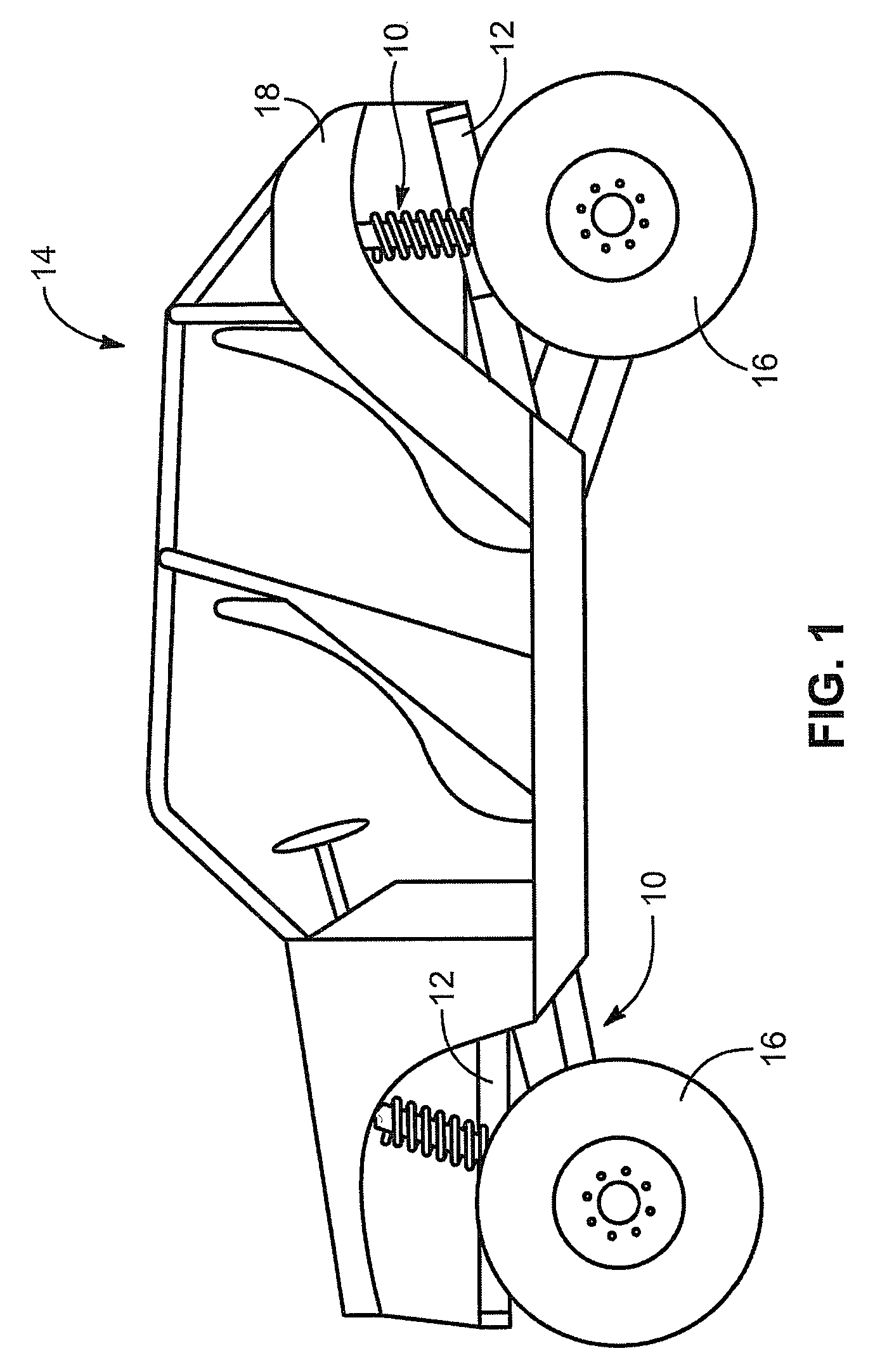 Adjustable-height suspension system