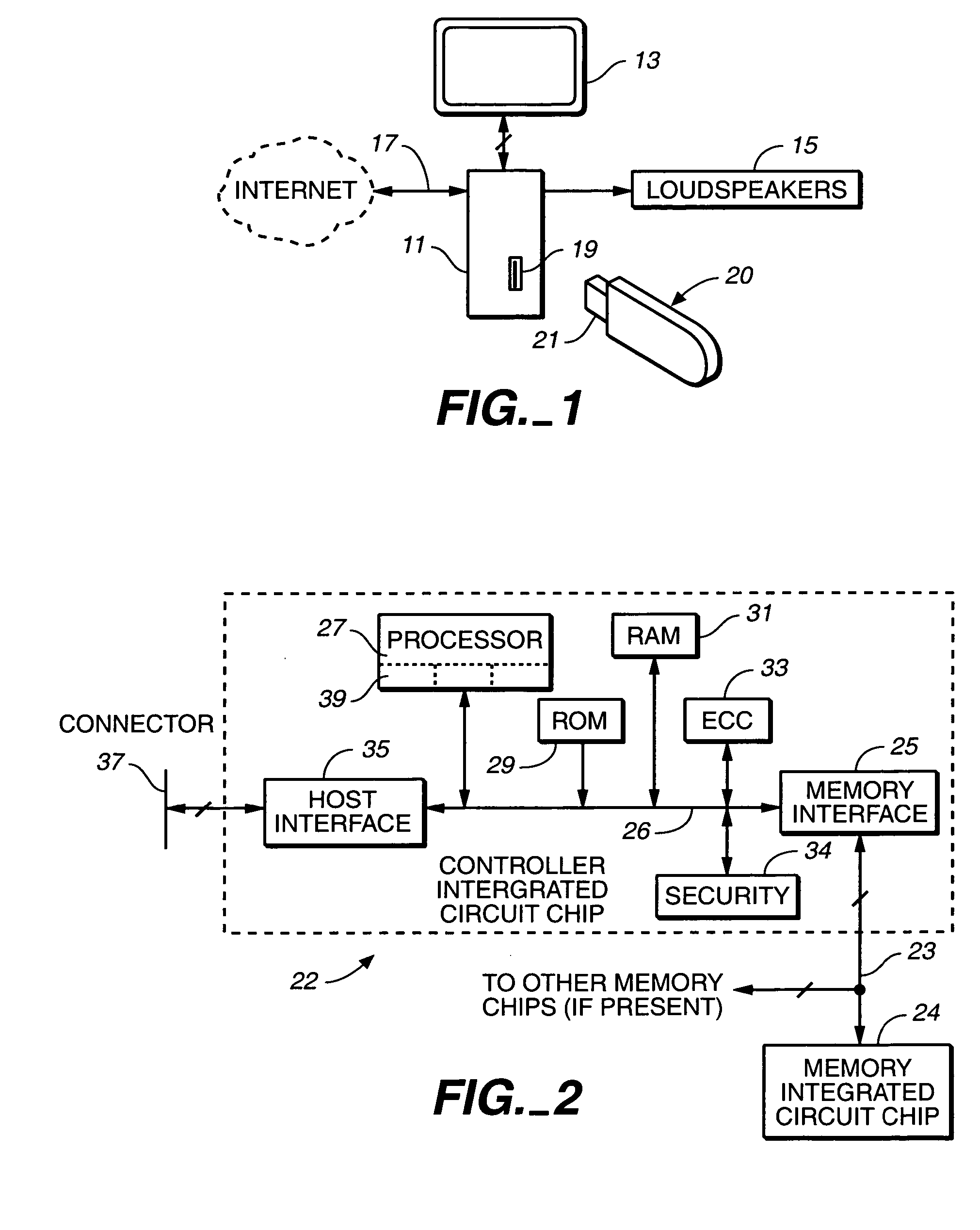 Delivery of a message to a user of a portable data storage device as a condition of its use