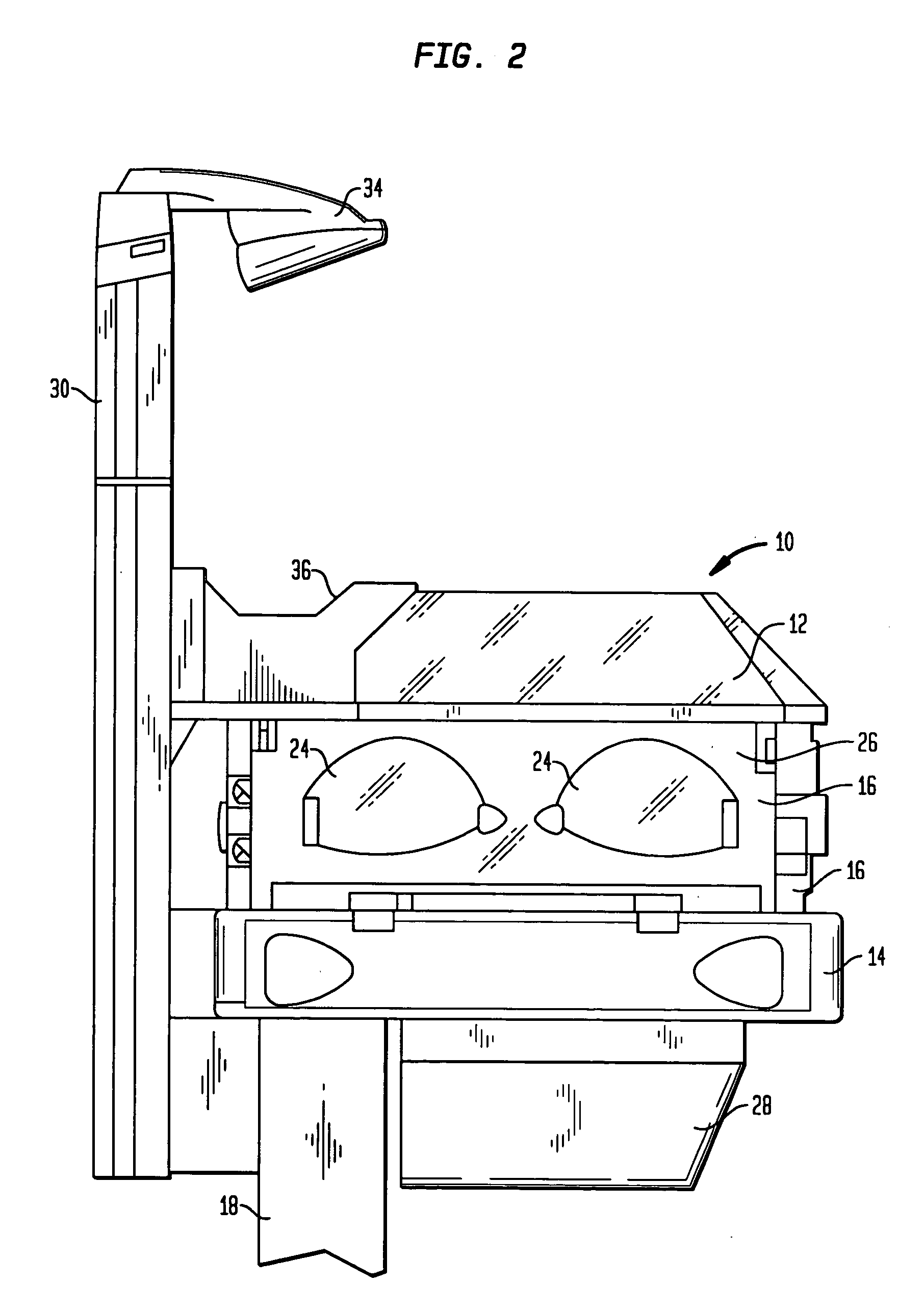 Canopy adjustable mounting system for infant warming apparatus