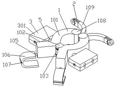 Catheter fixing device for gastrointestinal tumor surgery