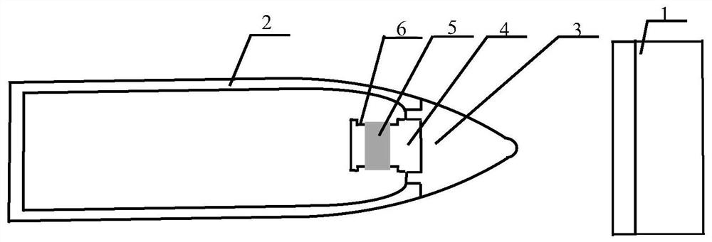 Penetration layer counting method based on stress-magnetic effect of projectile body