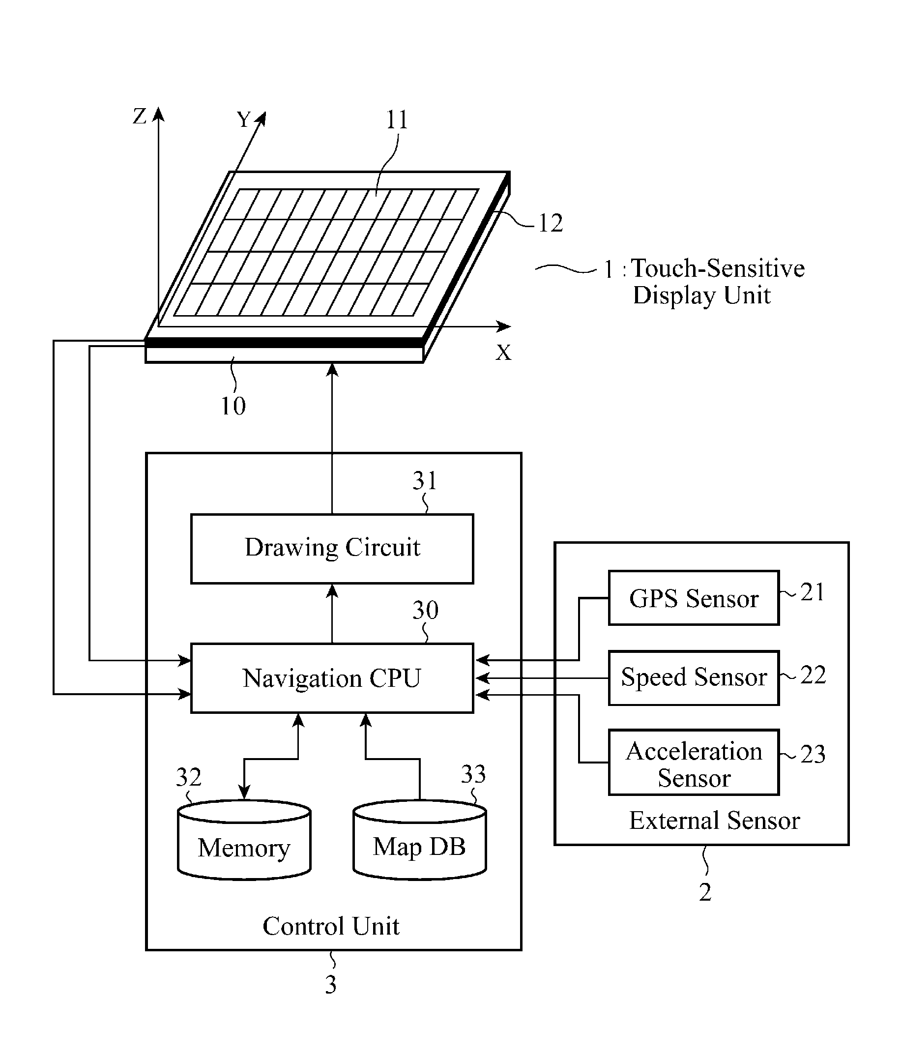 Display input device