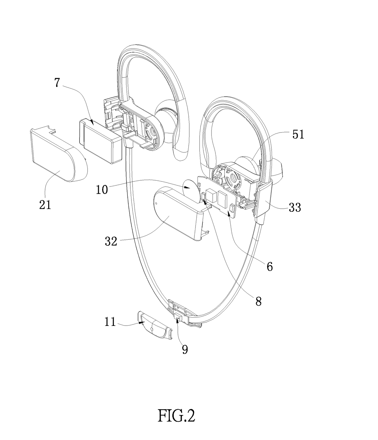 Sports Hi-Fi touch-control Bluetooth earphone