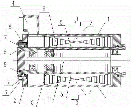 Combined type switched reluctance motor