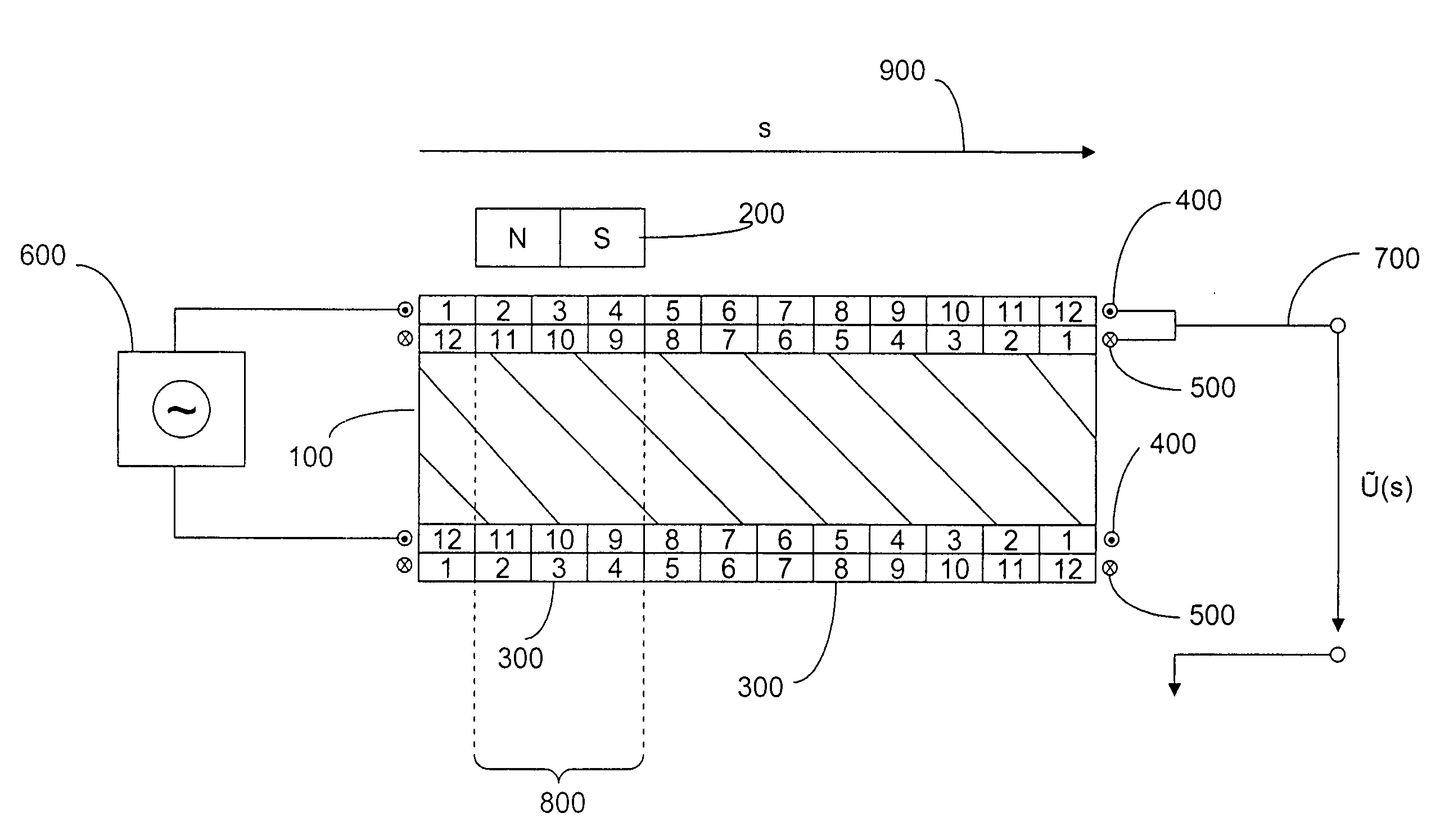 Magnetic path monitor