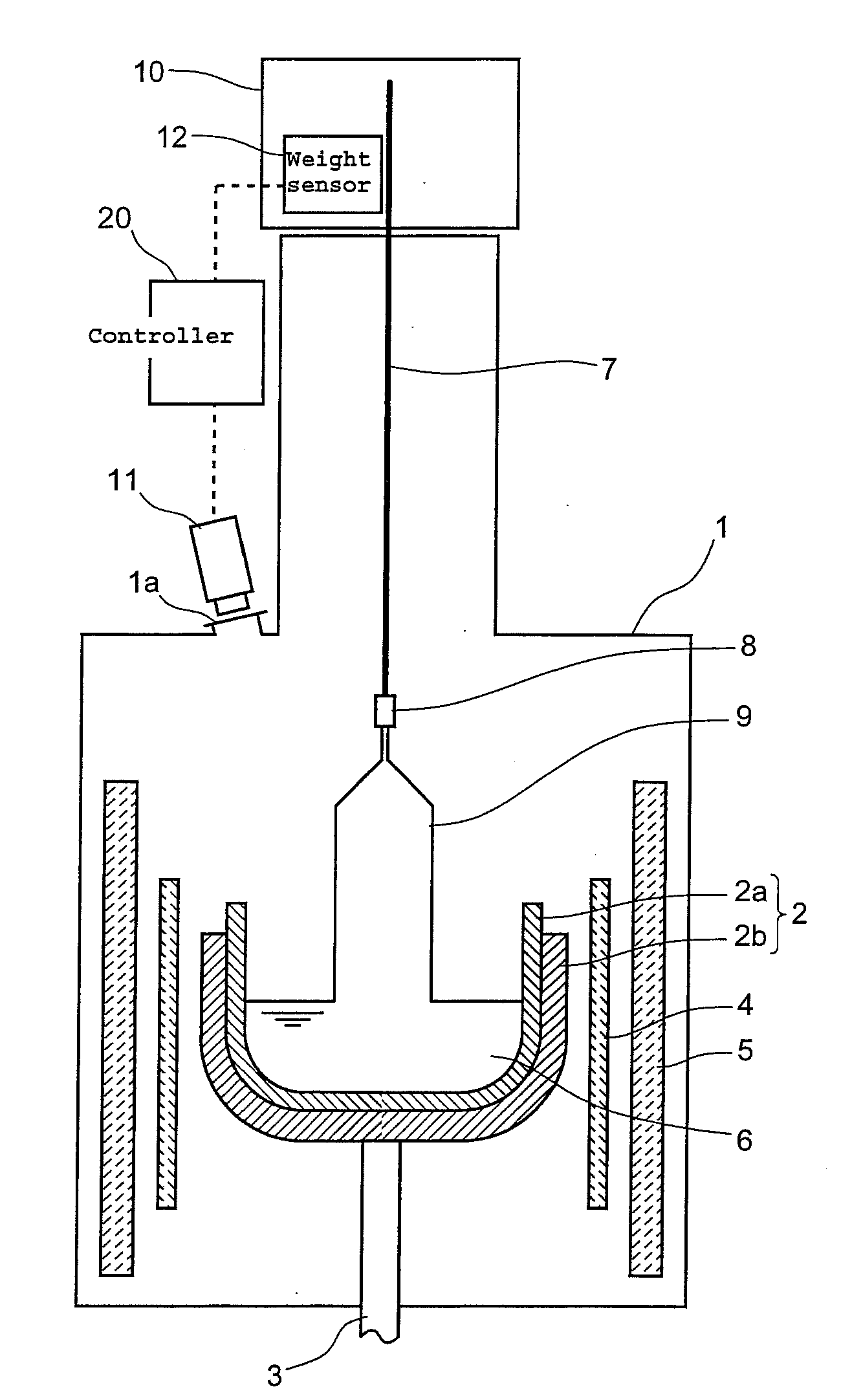 Method of controlling single crystal diameter