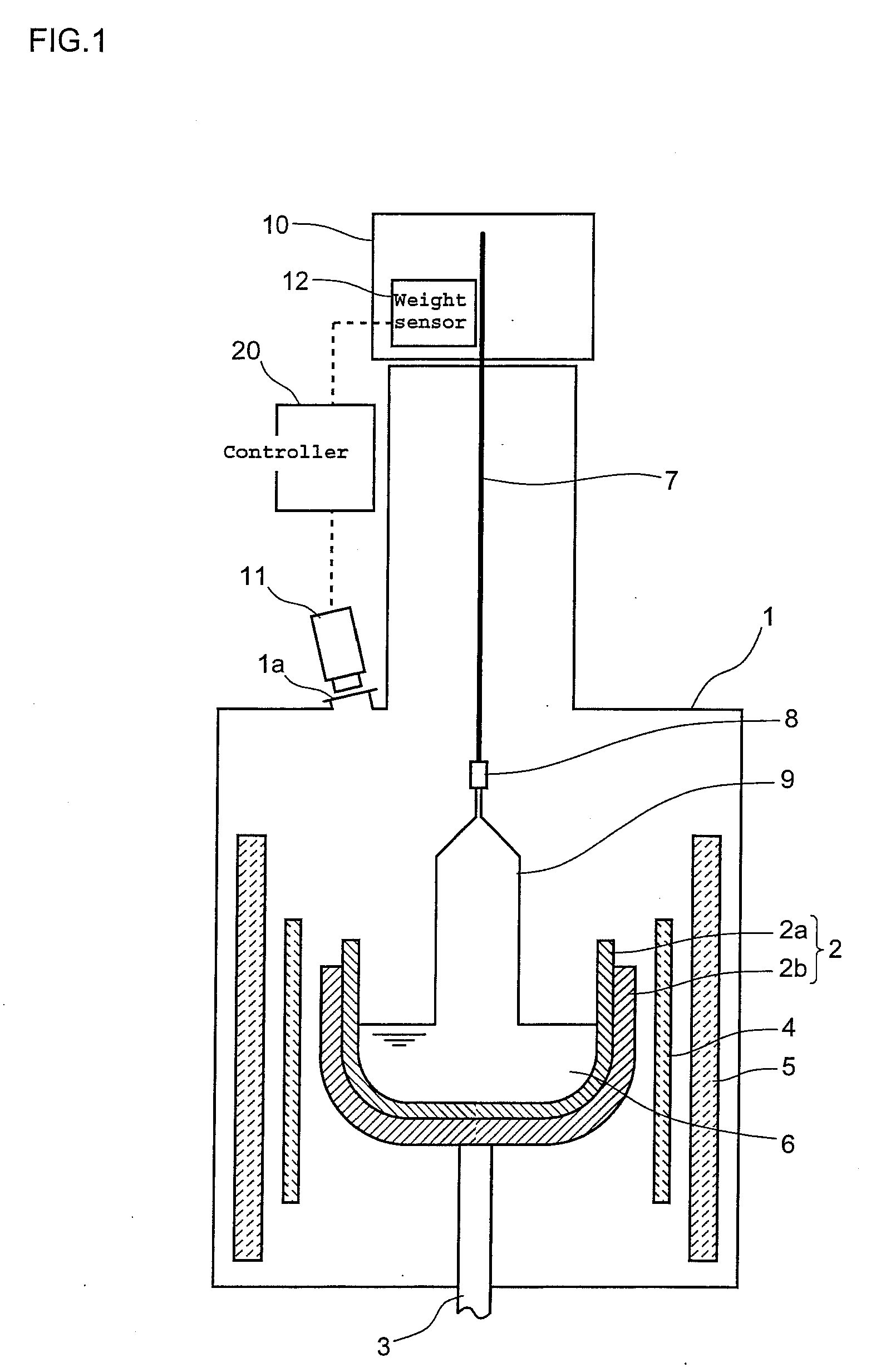 Method of controlling single crystal diameter