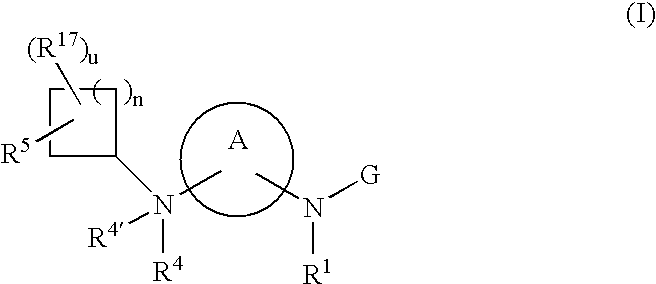 Benzylcycloalkyl amines as modulators of chemokine receptor activity