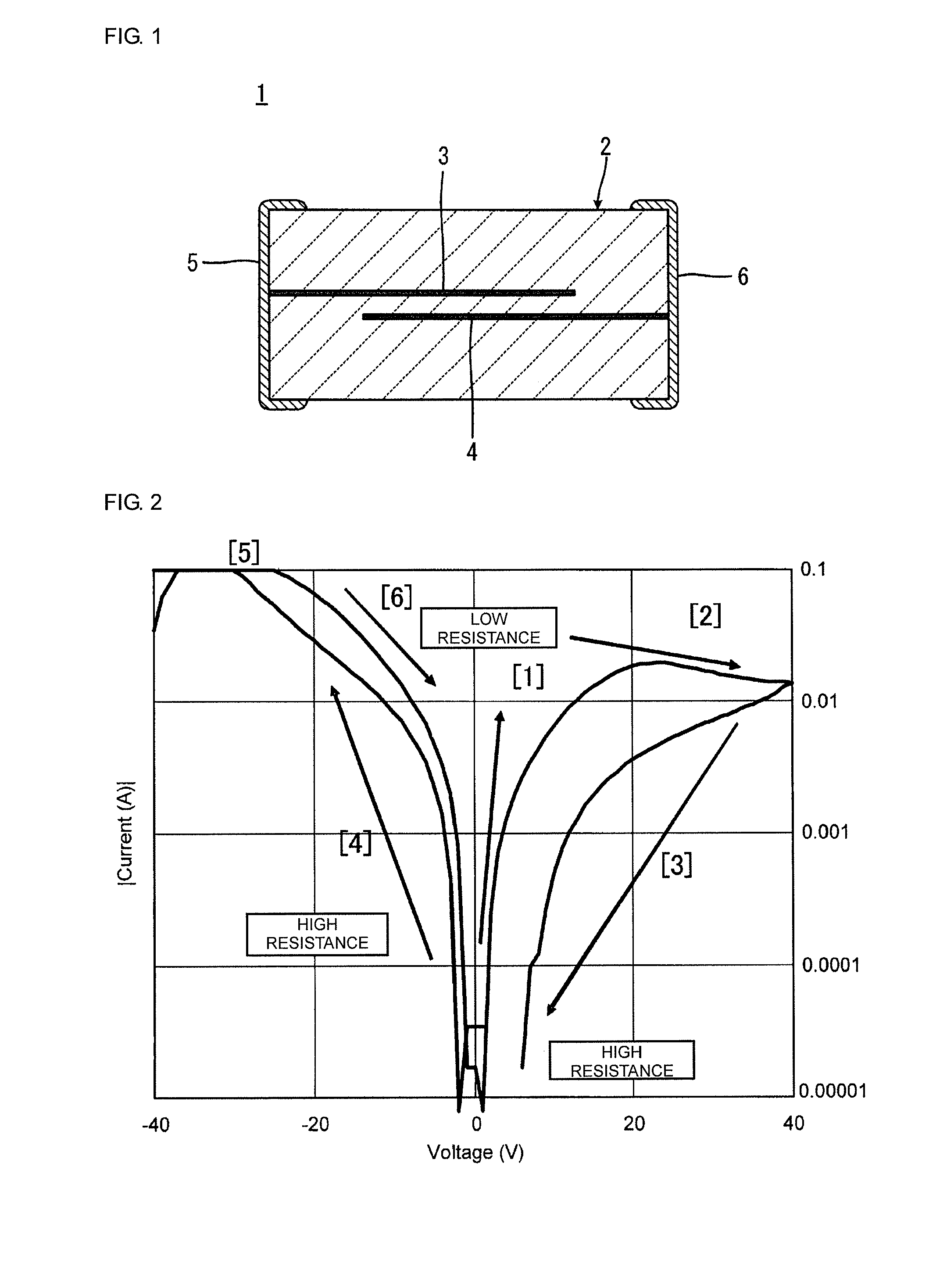 Resistance memory element