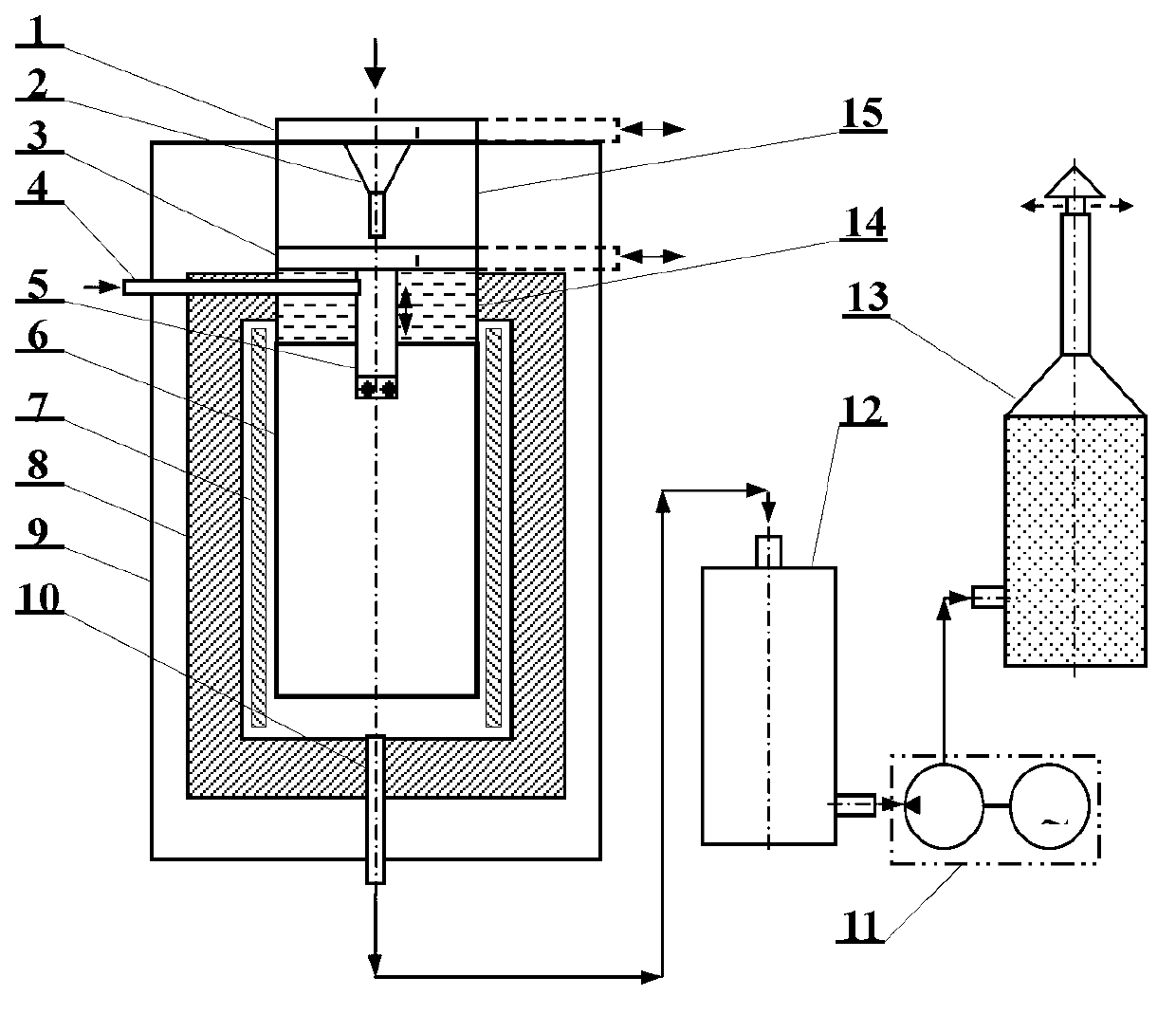 Chemical vapor deposition solid precursor continuous supply system