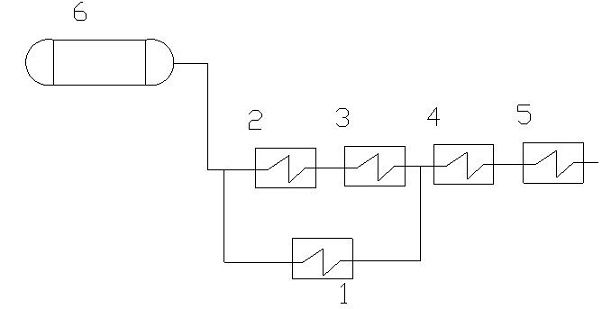 Equivalent enthalpy drop determination method for two-path mixed feeding low-pressure coal economizer