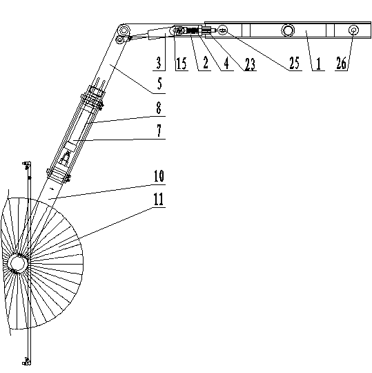 Expressway guardrail cleaning device