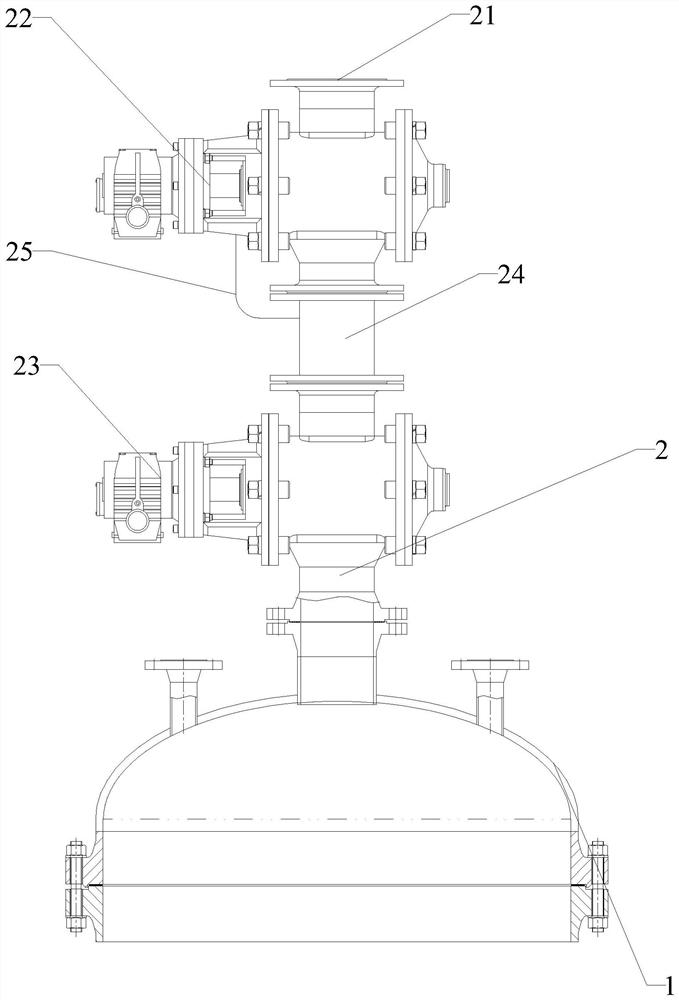 Novel continuous melting material melting equipment