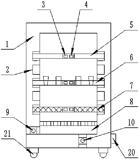 Biochemical incubator with temperature control function