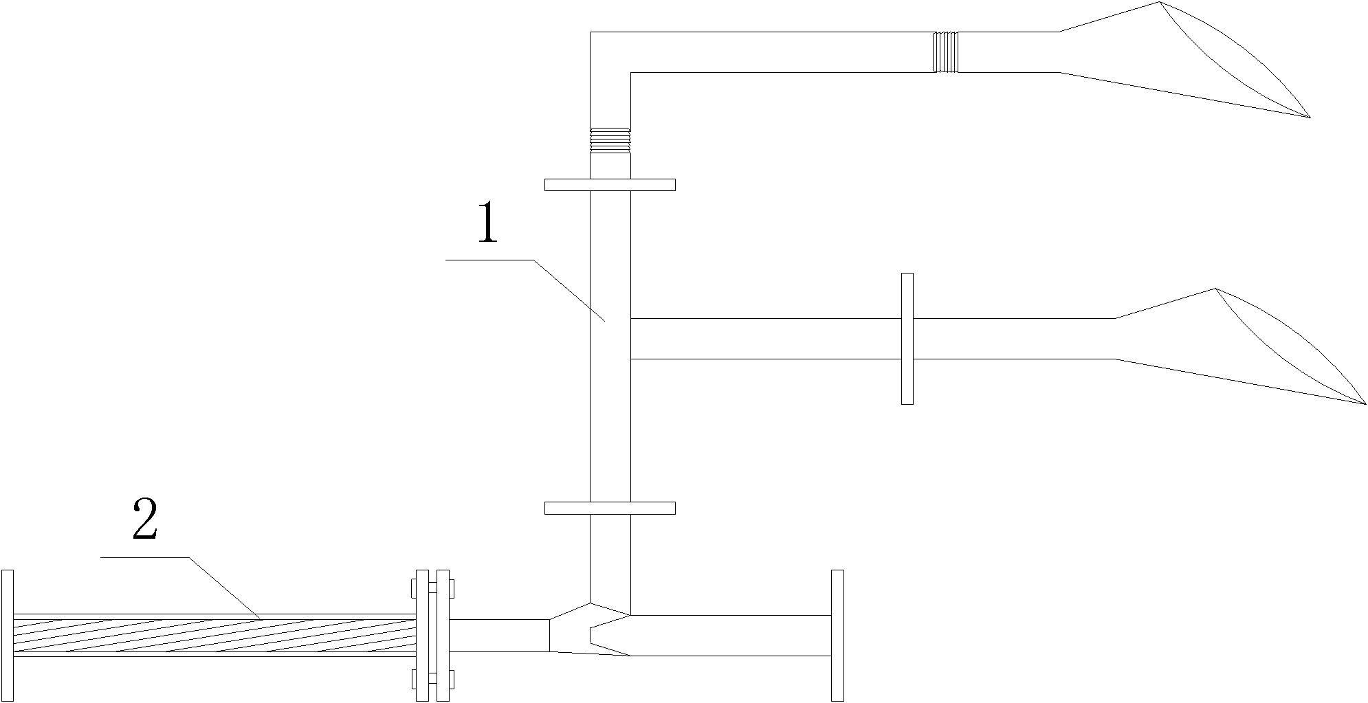 Unpowered powder pumping and continuous dispersive mixing method and device