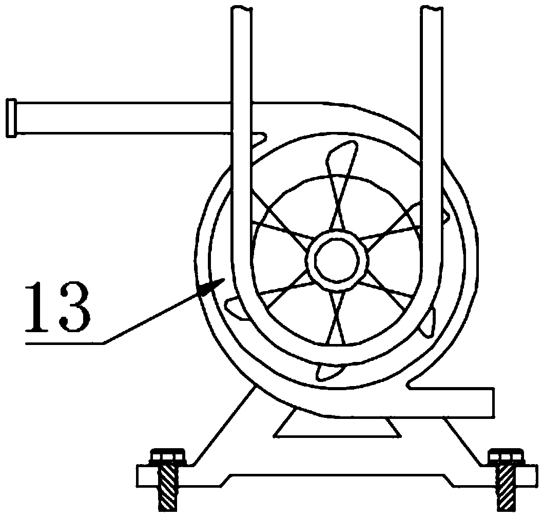 Home computer main cabinet with ventilation and dust removal functions