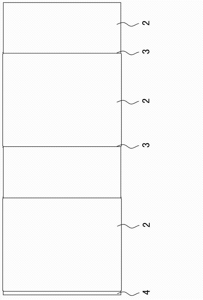 Novel cigarette carton-packaging box and production process thereof