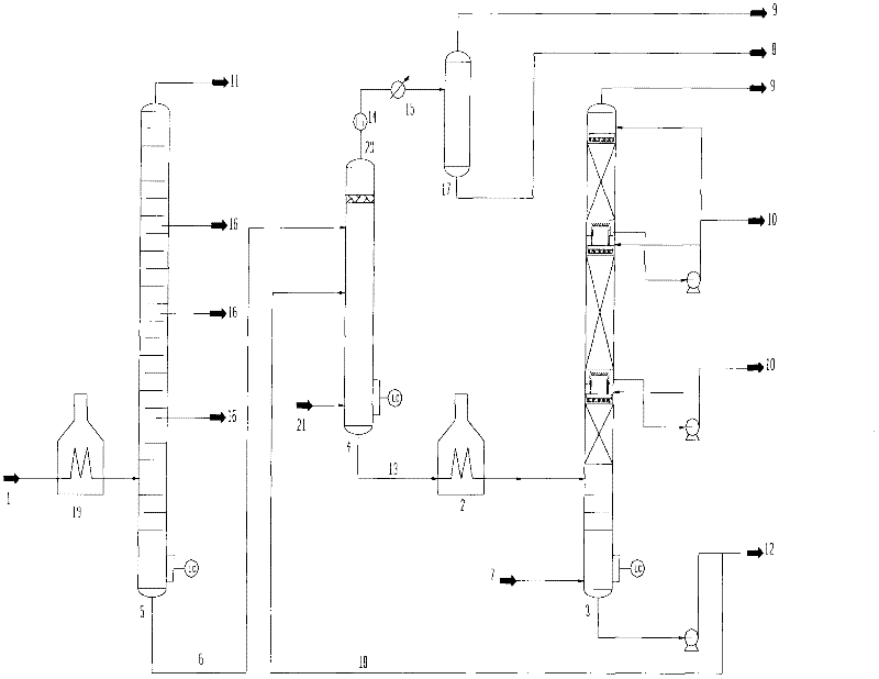 Crude oil deep drawing process method