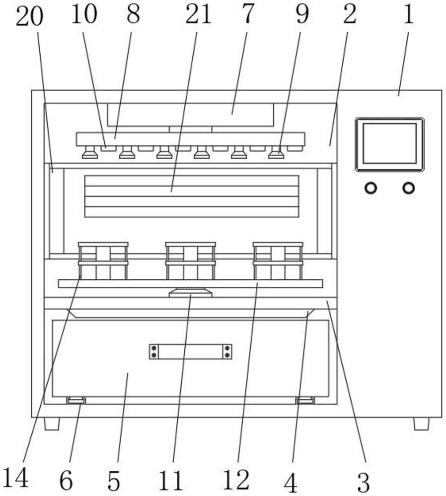 Surgical operating instrument disinfection cabinet