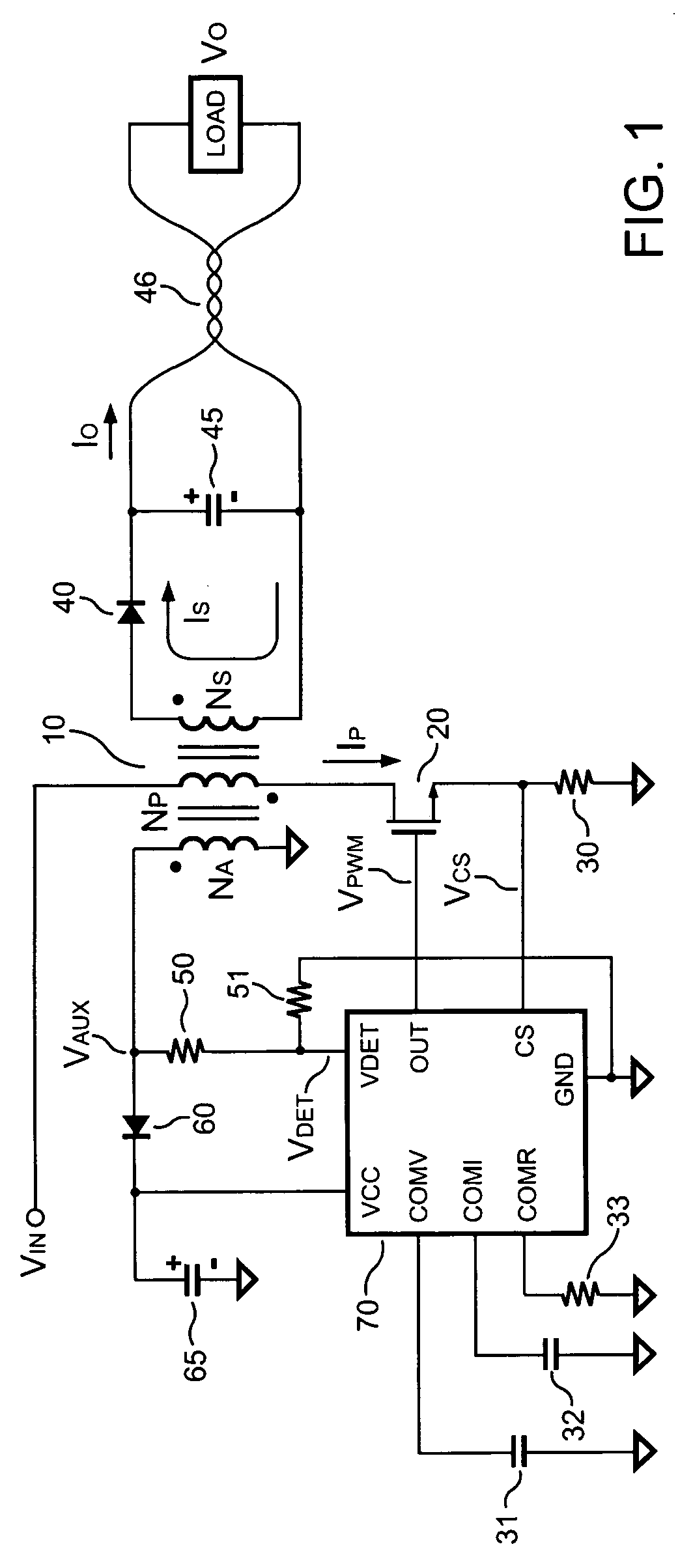 Primary-side controlled switching regulator