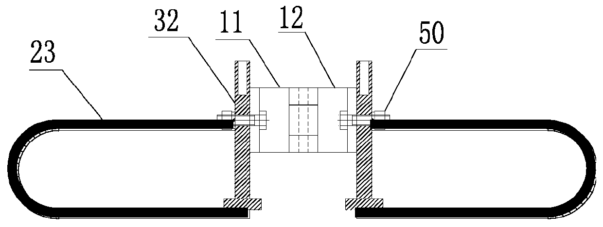 Seamless expansion joint device