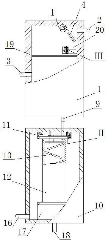 An oil dehydration device for n-butane production