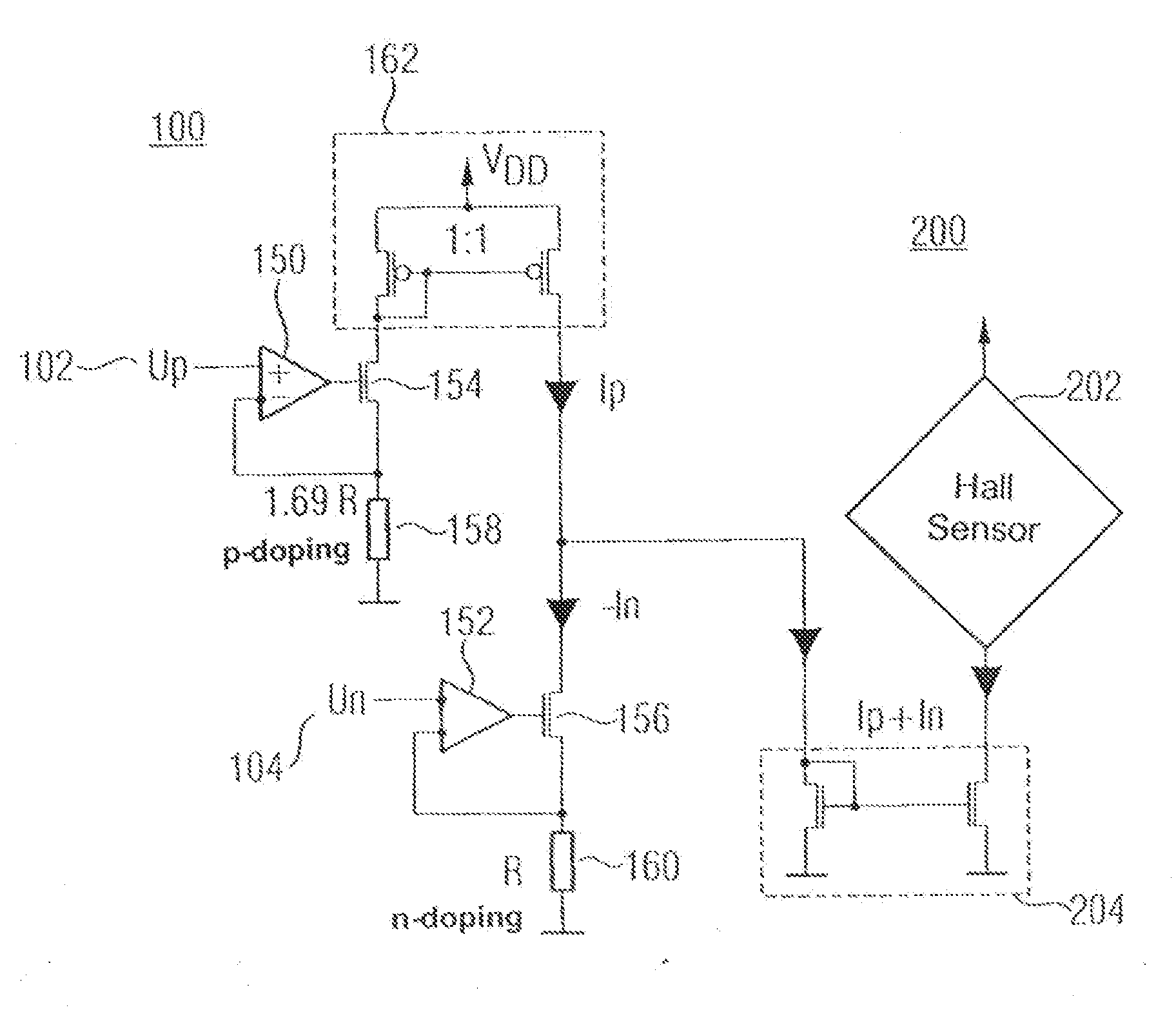 Concept of compensating for piezo influences on integrated circuitry